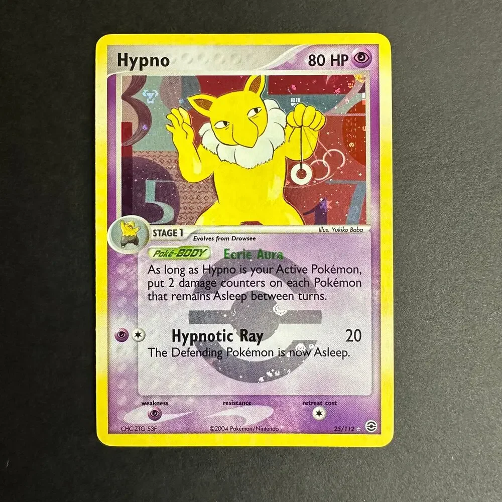 Pokemon TCG Hypno EX FireRed LeafGreen 25/112 Rare Reverse Holo NM/LP